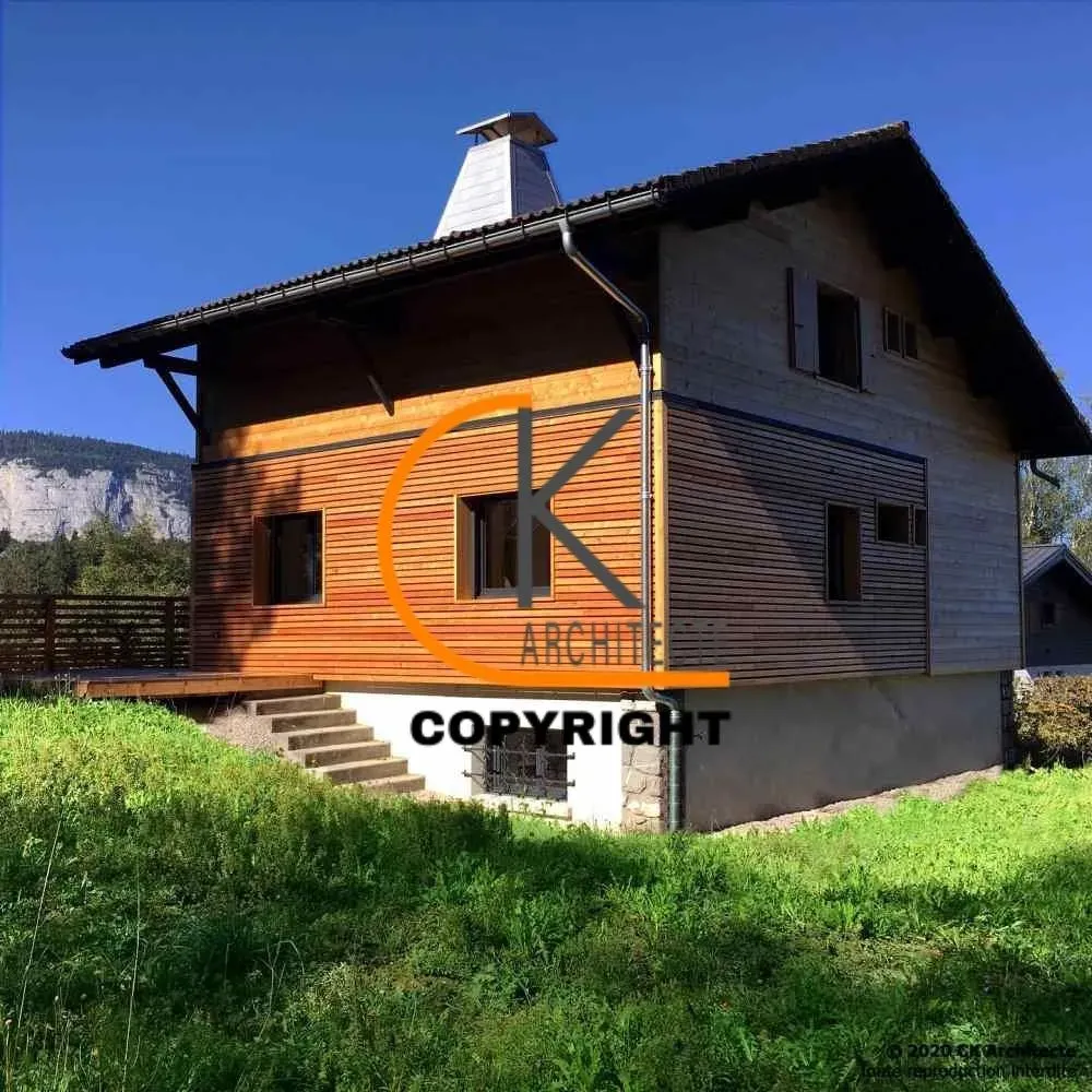 Réhabilitation d'un chalet à Arâches